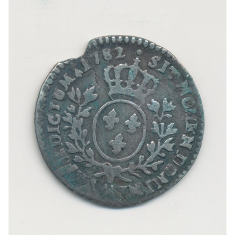 Louis XVI - 1/10 écu - 1782 AA Metz - TB
