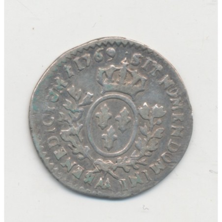 Louis XV - 1/20 écu au bandeau - 1769 AA Metz - TB+