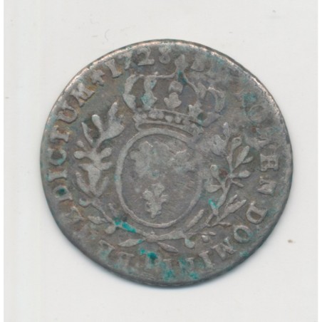 Louis XV - 1/10 écu aux lauriers - 1728 T Nantes - TB