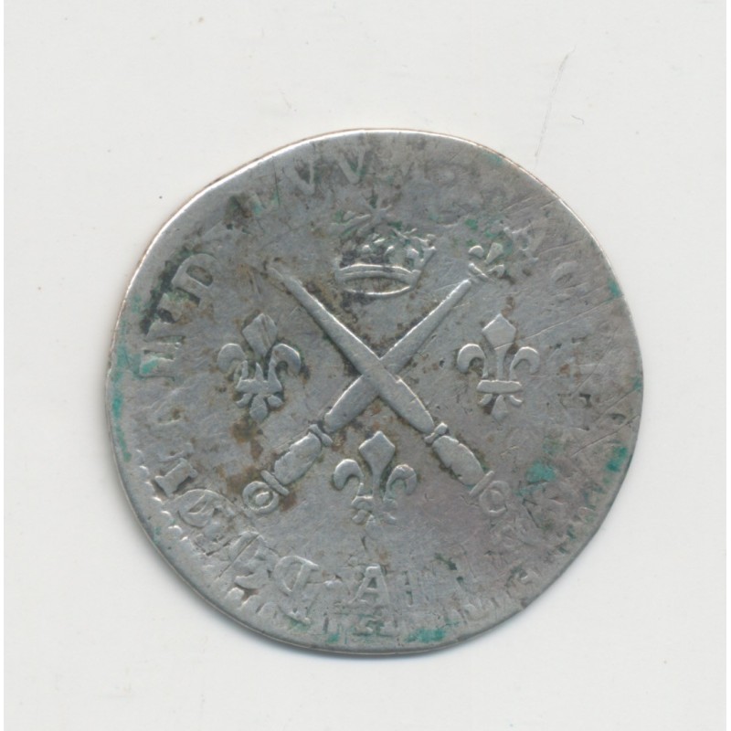 Louis XIV - 5 Sols aux insignes - 1702 A Paris - TB