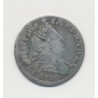 Louis XIV - 5 Sols aux insignes - 1704 BB Strasbourg - TB