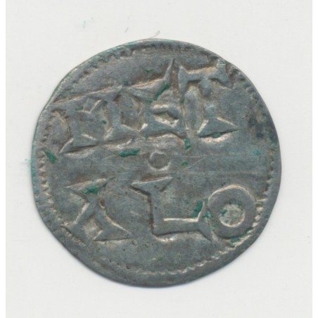 Comté du poitou - Denier Type Melle - immobilisation Charles II - TB
