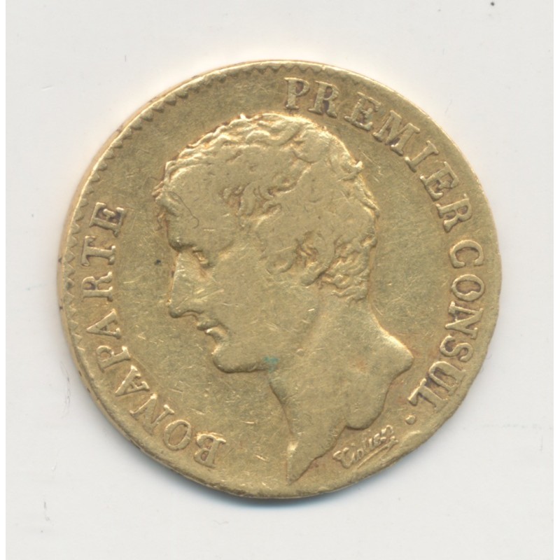 Bonaparte 1er consul - 20 Francs Or - AN 12 A Paris - TB+