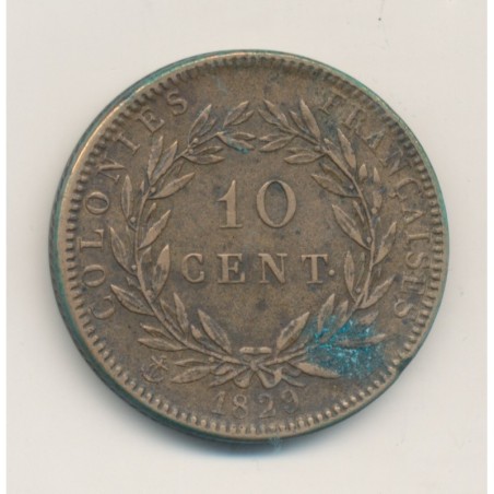 Charles X - 10 Centimes - 1829 A Paris - TTB