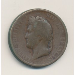 Guadeloupe - 10 Centimes 1839 - Louis Philippe I - B/TB 2