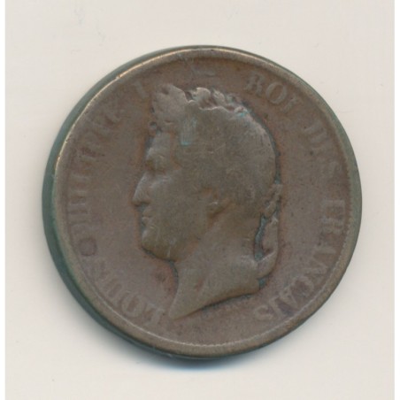 Guadeloupe - 10 Centimes 1839 - Louis Philippe I - B/TB