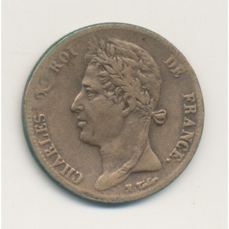 5 Centimes 1828 A Paris - Charles X  - Colonies Françaises - TB+