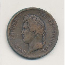 Guadeloupe - 5 Centimes 1839 - Louis Philippe I - TB