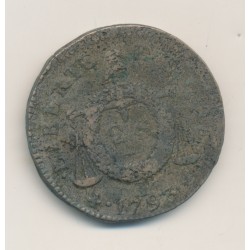 2 Sols à la balance - 1793 I Limoges - B/TB