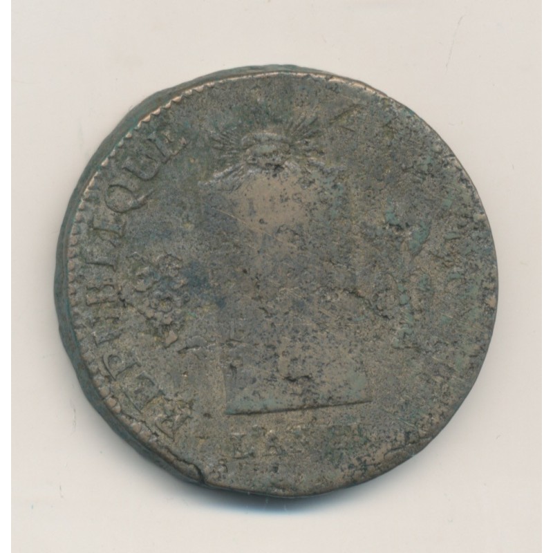 2 Sols à la balance - 1793 I Limoges - B/TB
