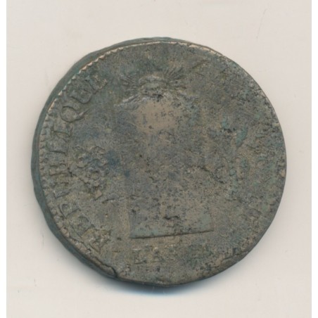 2 Sols à la balance - 1793 I Limoges - B/TB
