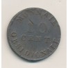 Siège d'Anvers - 10 centimes 1814 - Napoléon I - TB