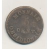 5 Centimes 1814 - sans initiales - Napoléon empereur - Siège d'Anvers - TB