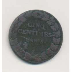 5 Centimes Dupré - AN 5 I Limoges - TB