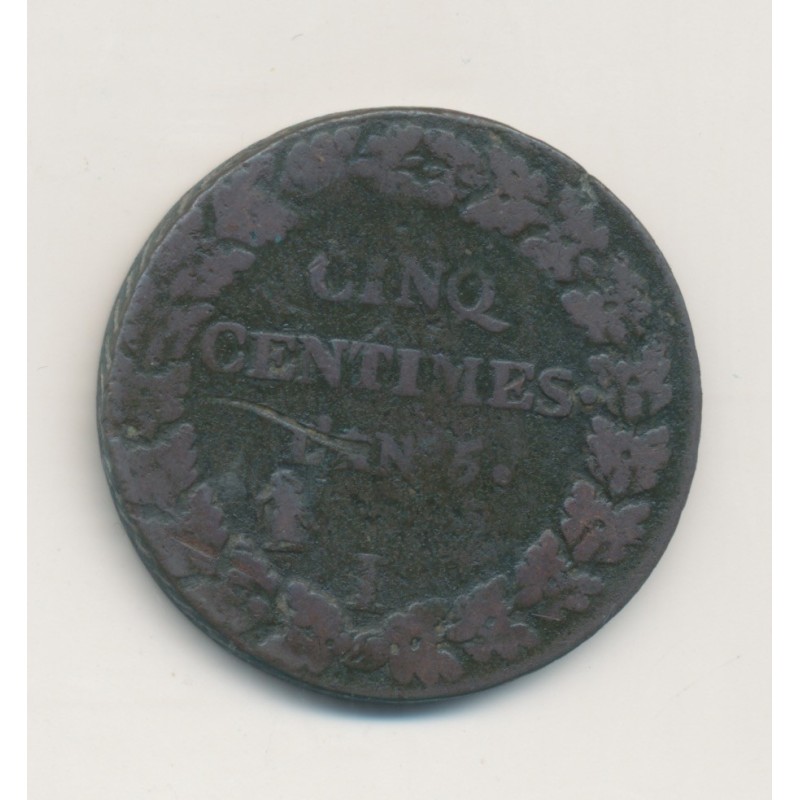 5 Centimes Dupré - AN 5 I Limoges - TB