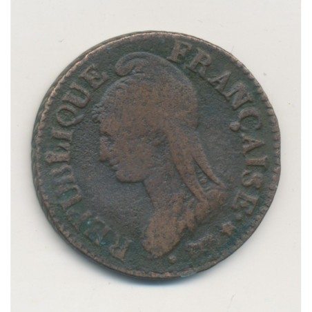 5 Centimes Dupré - AN 5 A Paris - TB/TB+