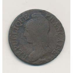 5 Centimes Dupré - AN 5 W Lille - TB/TB+ 2