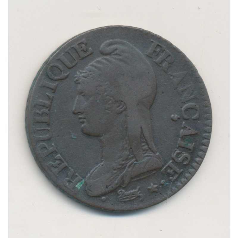 5 Centimes Dupré - AN 5 BB Strasbourg - TB+
