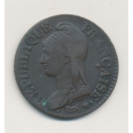 5 Centimes Dupré - AN 5 BB Strasbourg - TB+