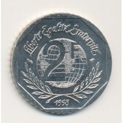2 Francs René Cassin - 1998 2