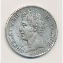5 Francs Charles X - 1828 T Nantes - TB+