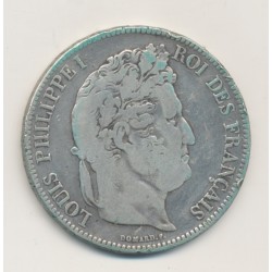 5 Francs Louis philippe I - 1837 K Bordeaux - Tête laurée - TB