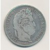 5 Francs Louis philippe I - 1837 K Bordeaux - Tête laurée - TB