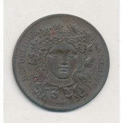 Concours 10 Centimes - 1848 Paris - Essai de Moullé - SUP