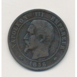 10 Centimes - 1856 A Paris - Napoléon III Tête nue - bronze - TB