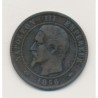 10 Centimes - 1856 A Paris - Napoléon III Tête nue - bronze - TB