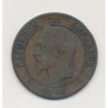 10 Centimes - 1861 BB Strasbourg - Napoléon III Tête laurée  - TB