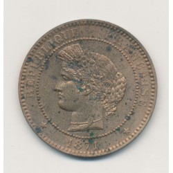 10 Centimes Cérès - 1871 A Paris - bronze - TTB+