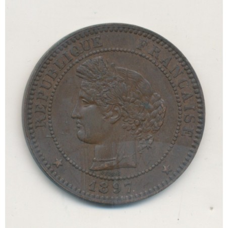 10 Centimes Cérès - 1897 A Paris - TTB+