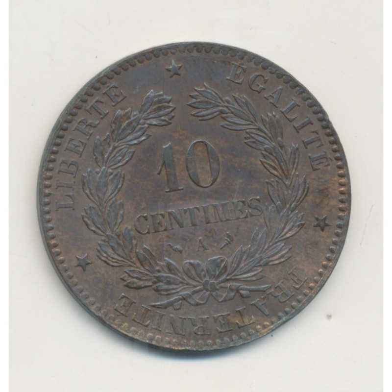 10 Centimes Cérès - 1898 A Paris - bronze - SUP+