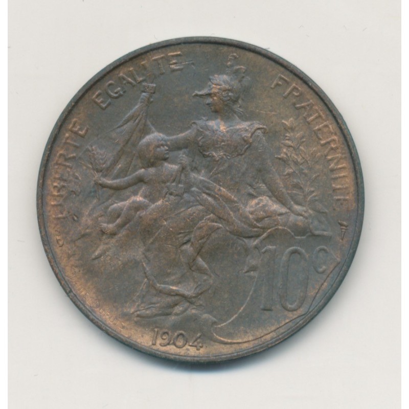 10 Centimes Dupuis - 1904 - bronze - SUP+