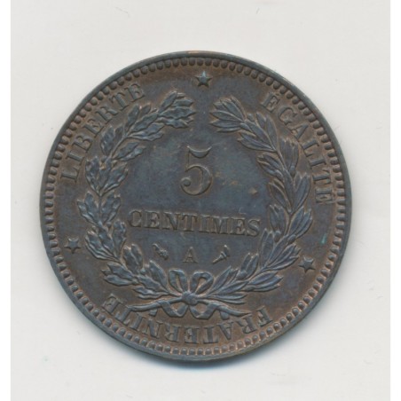 5 Centimes - 1898 A Paris - Cérès - SUP