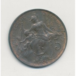 5 Centimes Dupuis - 1906 - bronze - SUP 