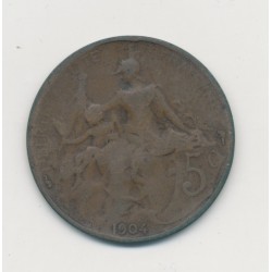 5 Centimes Dupuis - 1904 - bronze - TB