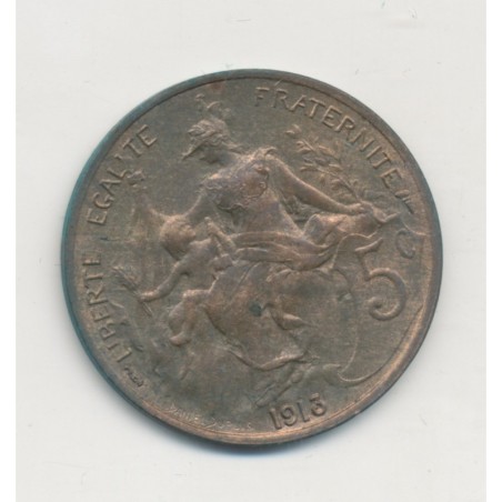 5 Centimes Dupuis - 1913 - bronze - TTB+