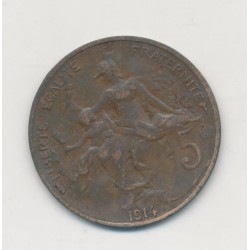 5 Centimes Dupuis - 1914 - bronze - TTB