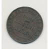 Module 5 Centimes - Visite Impériale à Lille - 1853 - Napoléon III - bronze - TB