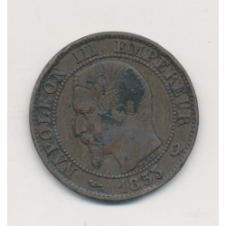 Module 5 Centimes - Visite Impériale à Lille - 1853 - Napoléon III - bronze - TB 2