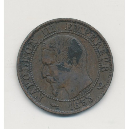 Module 5 Centimes - Visite Impériale à Lille - 1853 - Napoléon III - bronze - TB