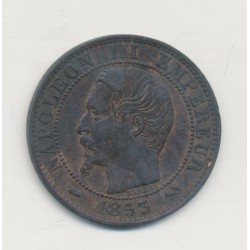 5 Centimes - 1853 B Rouen - Napoléon III Tête nue - TB/TB+