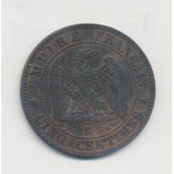 5 Centimes - 1853 B Rouen - Napoléon III Tête nue - TB/TB+ 2
