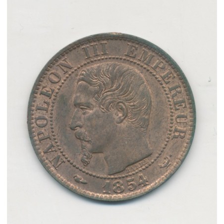 5 Centimes - 1854 W Lille - Napoléon III Tête nue - TTB+