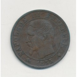 5 Centimes - 1855 MA Marseille ( ancre ) - Napoléon III Tête nue - TB