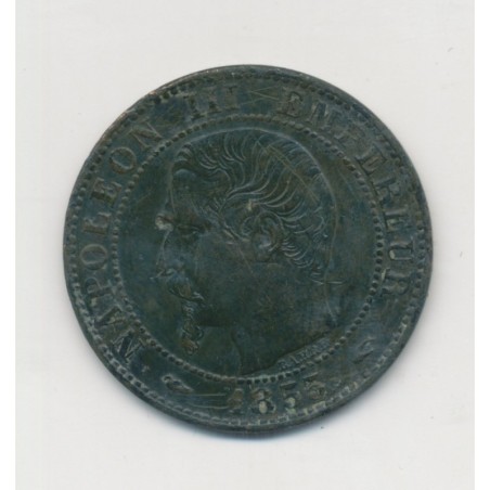 5 Centimes - 1855 A Paris ( chien ) - Napoléon III Tête nue - TB+
