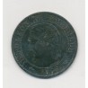 5 Centimes - 1855 A Paris ( chien ) - Napoléon III Tête nue - TB+