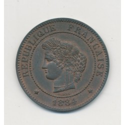 5 Centimes - 1884 A Paris - Cérès - SUP+